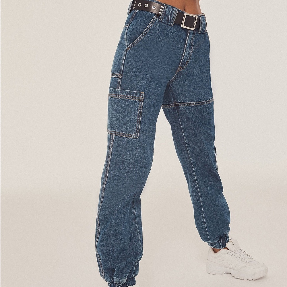 BDG Urban Outfitters denim cargo jogger jean
